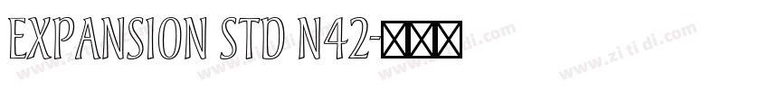 Expansion Std N42字体转换